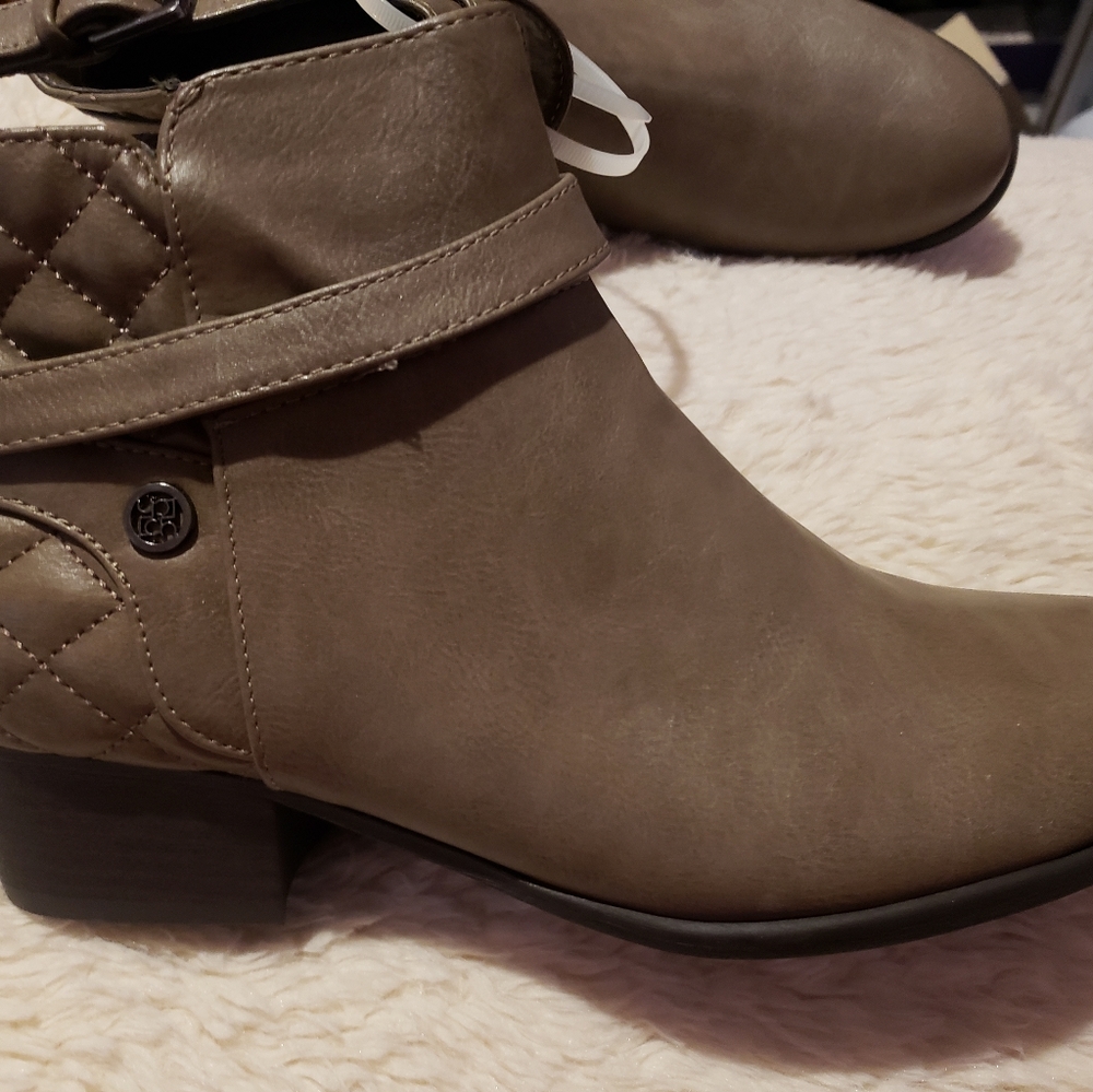 NEW, Liz Claiborne, Suede Ankle Bootie